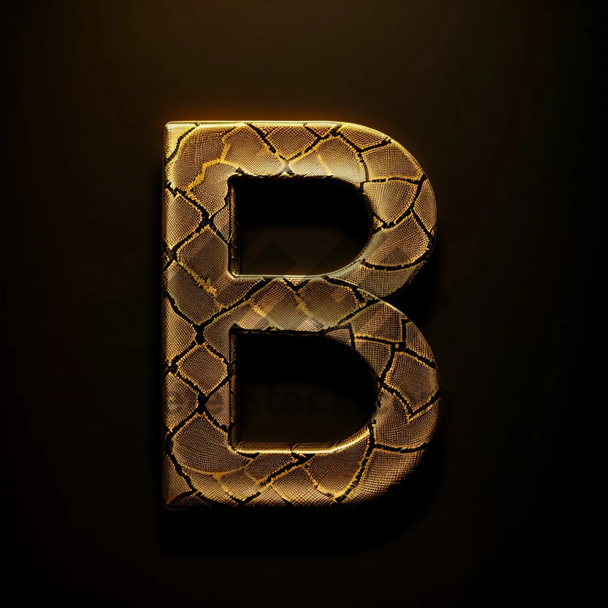 Picture of Black and Gold Gem Symbol Design