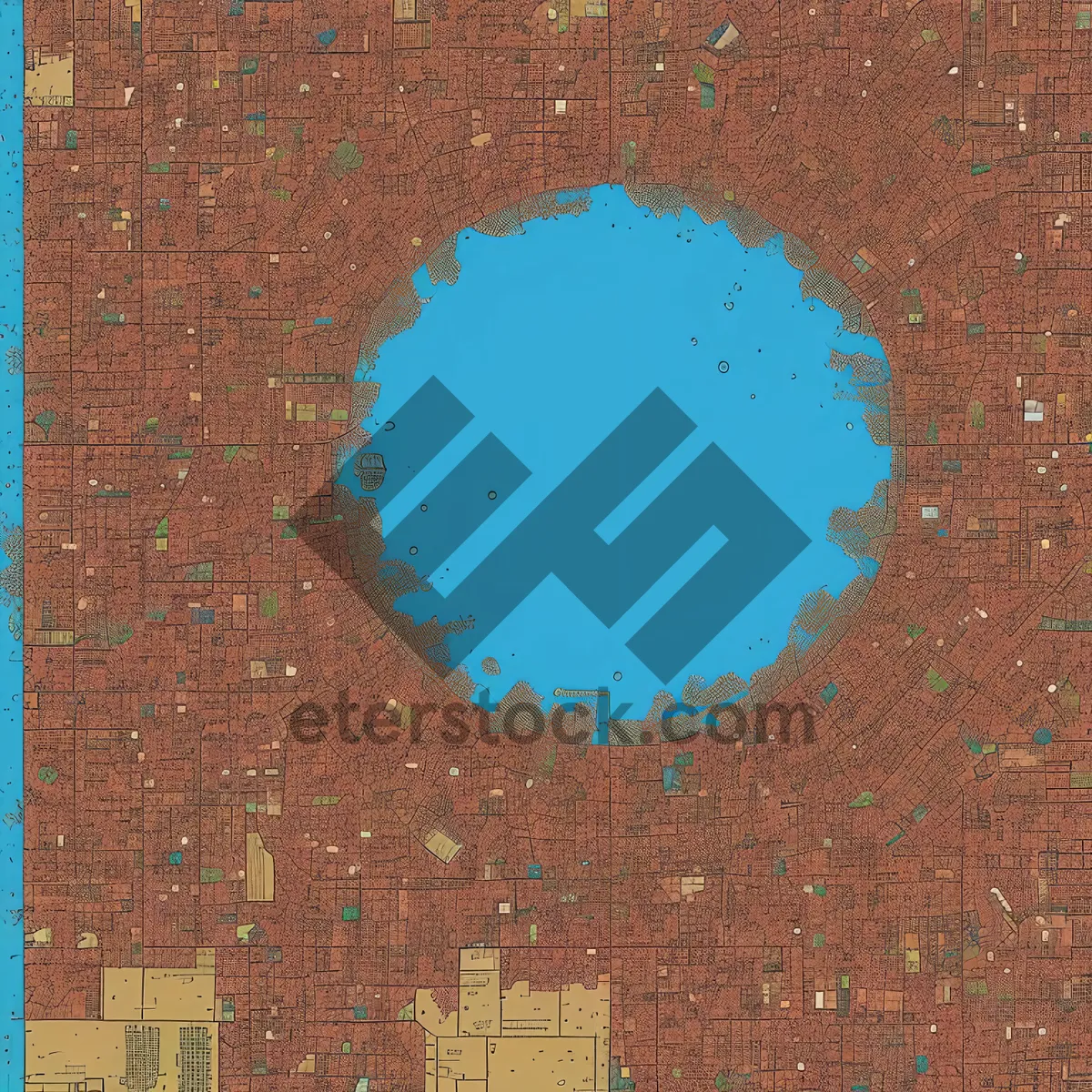 Picture of Vintage Grunge Mosaic Puzzle: Weathered Iron Texture