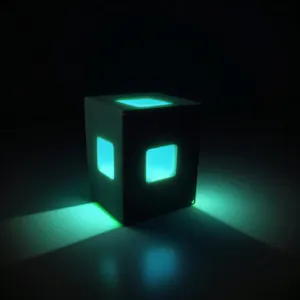 Black Glass Circle Icon Set in 3D Perspective