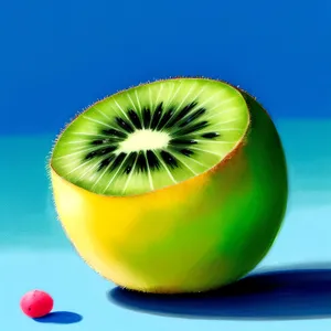 Juicy Kiwi Slice - Fresh and Healthy Tropical Fruit