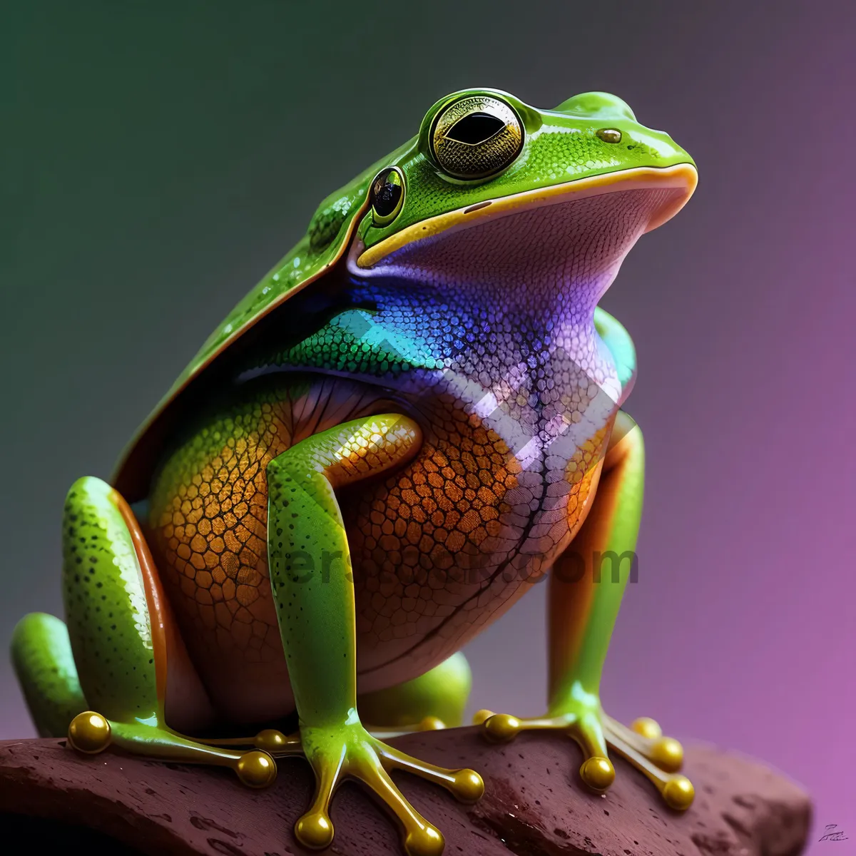 Picture of Vibrant-eyed Tree Frog in Wild Fauna