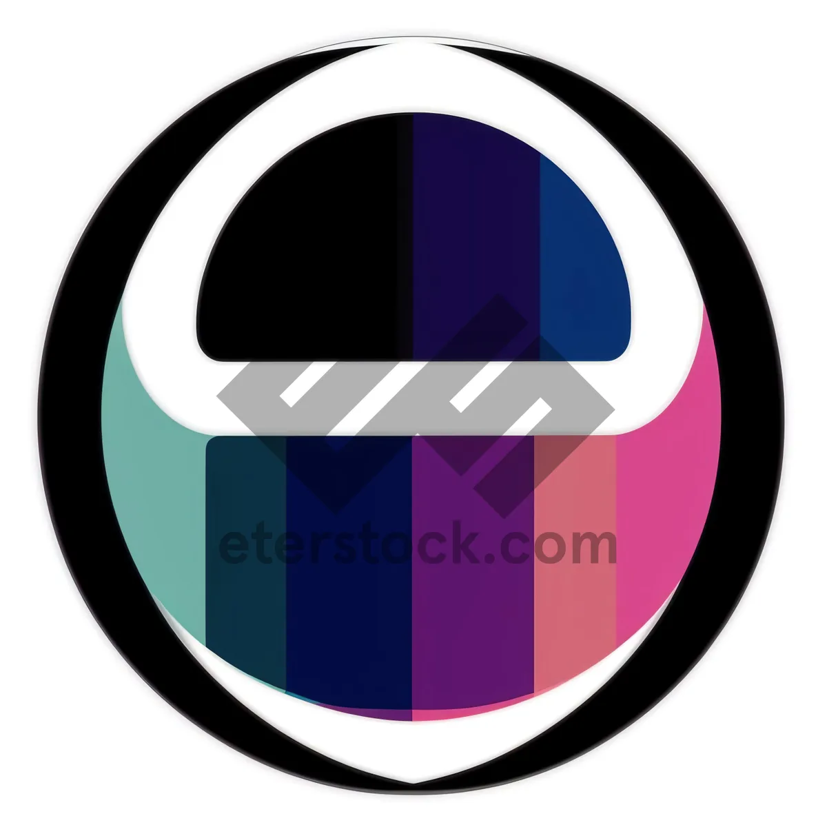 Picture of Glossy Circle Web Button - Round Business Symbol
