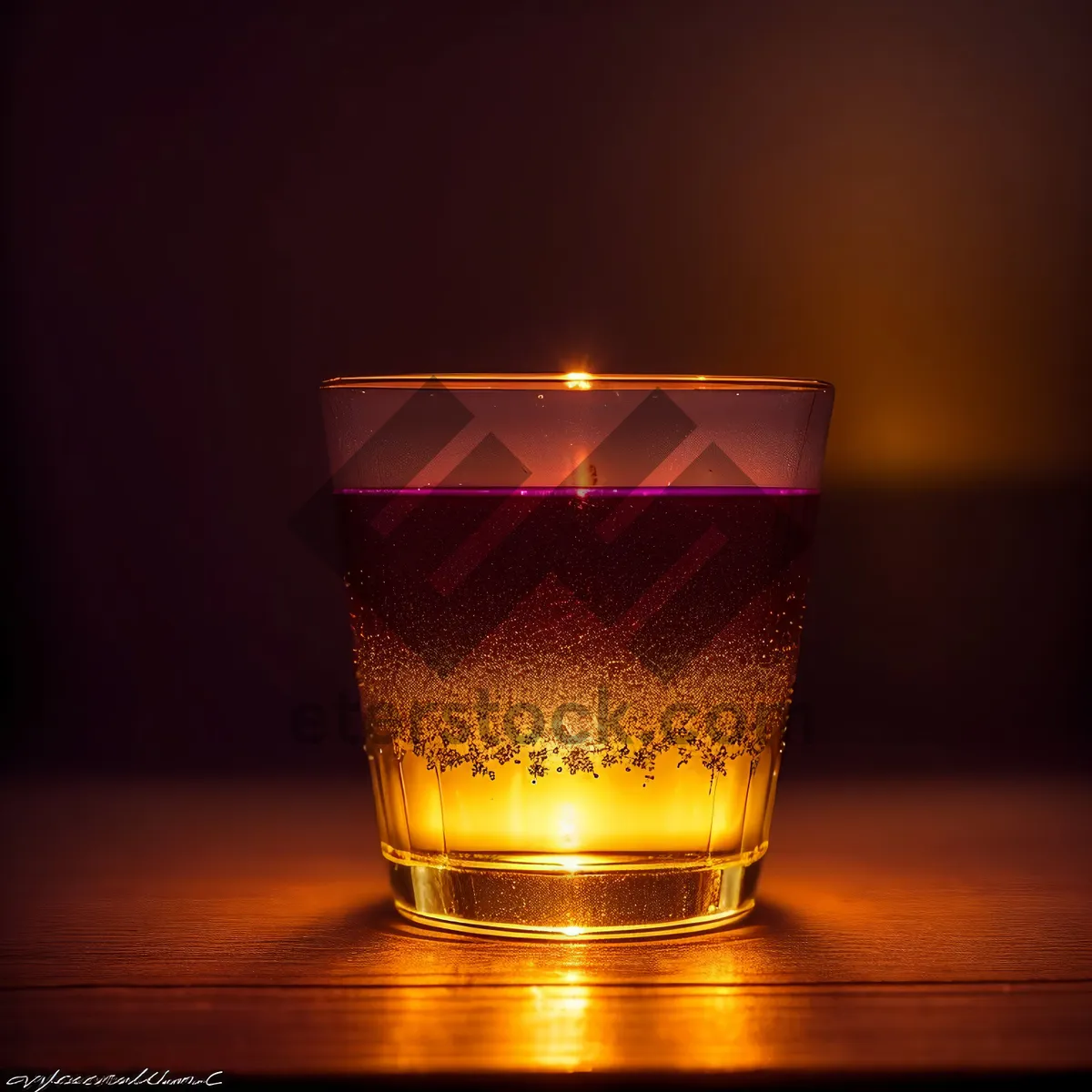 Picture of Golden Lager in Frosted Beer Glass