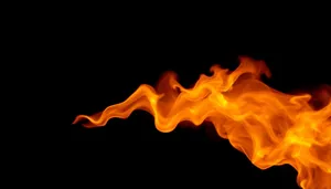 Fiery Hot Flame Design
