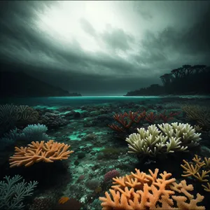 Colorful Coral Reef Paradise Underwater Wonder