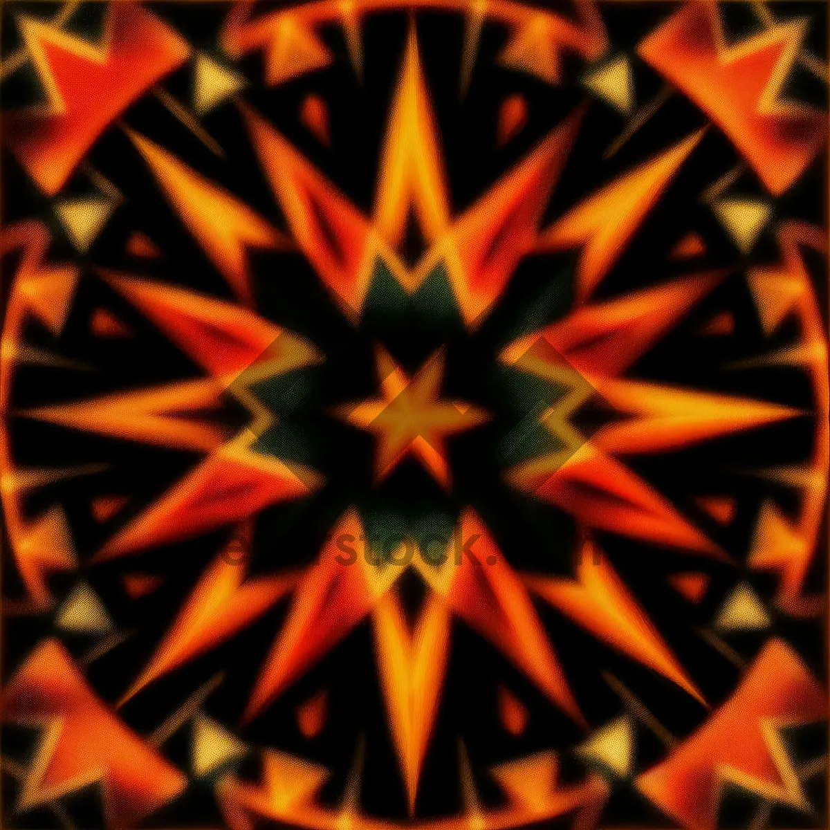 Picture of Spice-infused Artistic Star Pattern with Graphic Texture