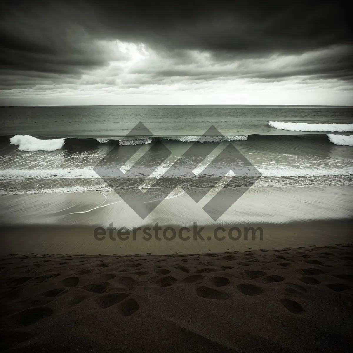 Picture of Tropical Sunset Over Peaceful Beach