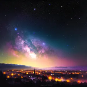 Dark Sky Galaxy Fantasy Starry Night Cosmos