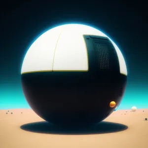 3D World Sphere Design Icon