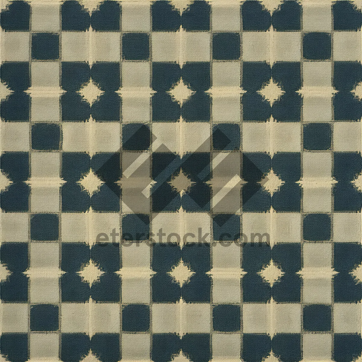 Picture of Vintage checkered tile pattern backdrop