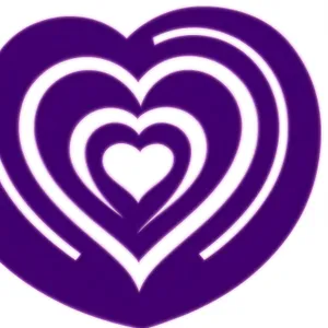 Artistic Heart Symbol Graphic Design Icon