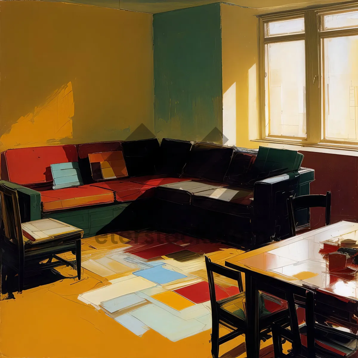 Picture of Modern luxury interior design with comfortable furniture