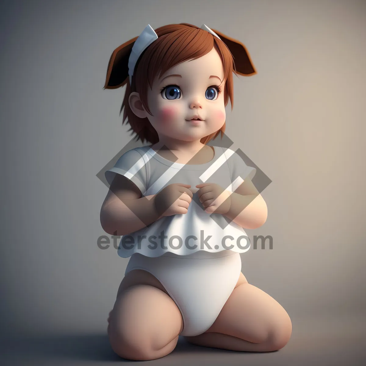 Picture of Innocent and Adorable: Sweet Baby Portrait