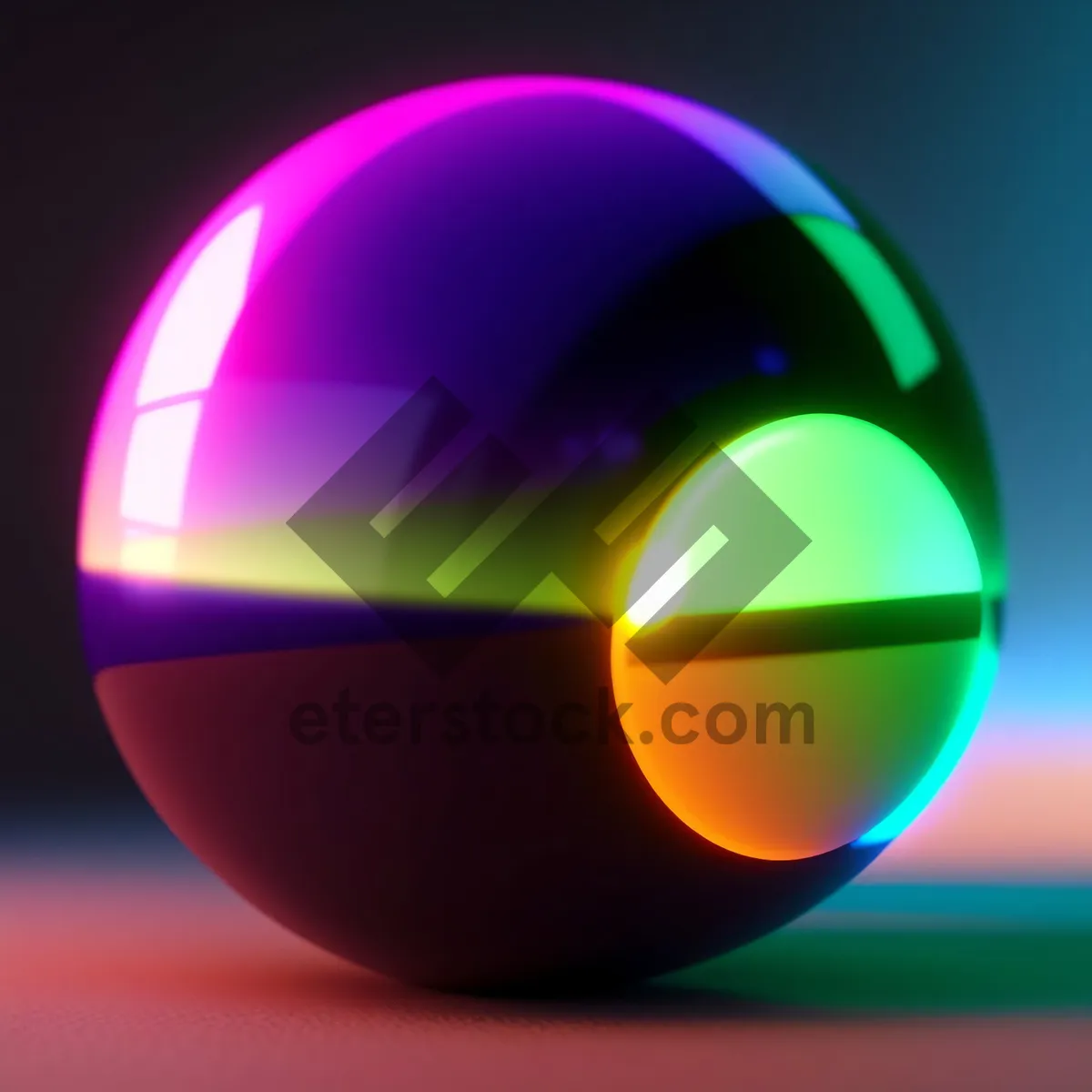 Picture of Shiny Glass Circle Button - Solid Web Design Icon