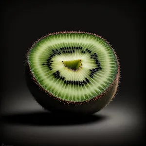 Freshly Sliced Kiwi - Juicy and Nutritious Tropical Fruit