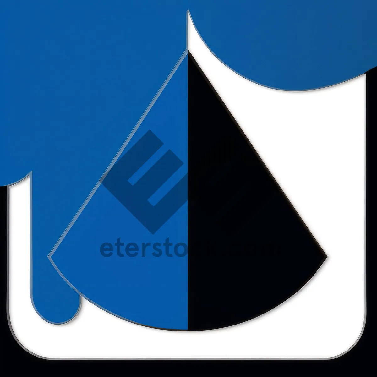 Picture of Graphic Design Icon: 3D Symbol Cone Sign