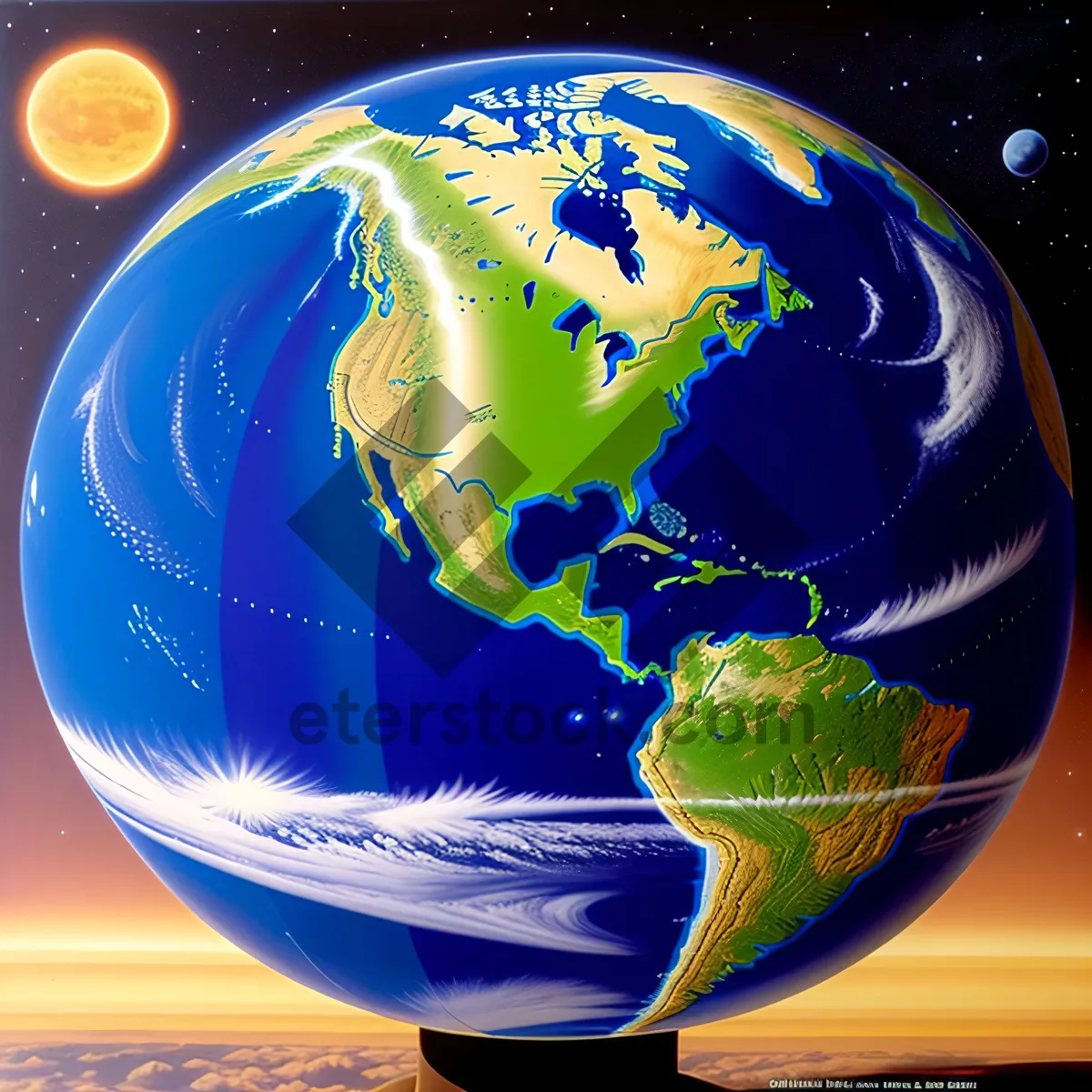 Picture of Magnificent Earth: A Global 3D Celestial Sphere