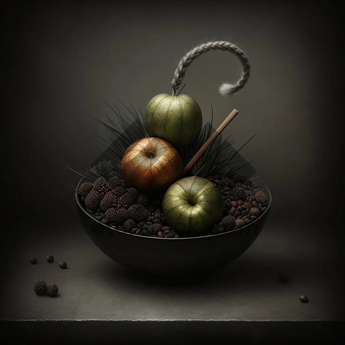 Picture of Fresh Juicy Kiwi Fruit Holiday Decoration