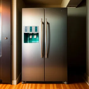 Modern Interior Elevator with Sliding Door and Glass Walls