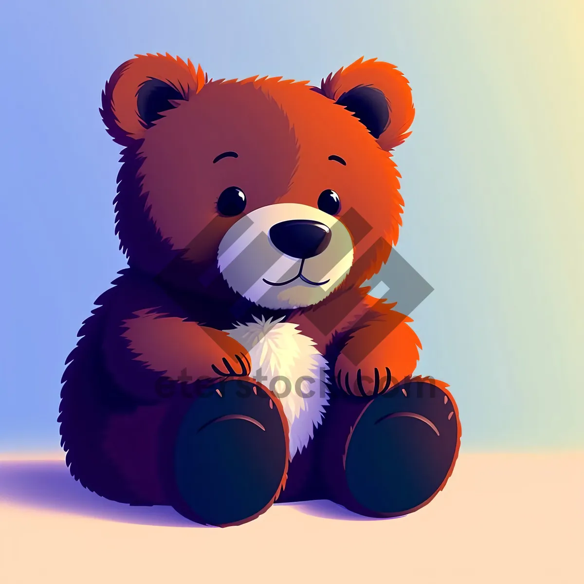 Picture of Fluffy Teddy Bear Toy - Cute Gift for Kids