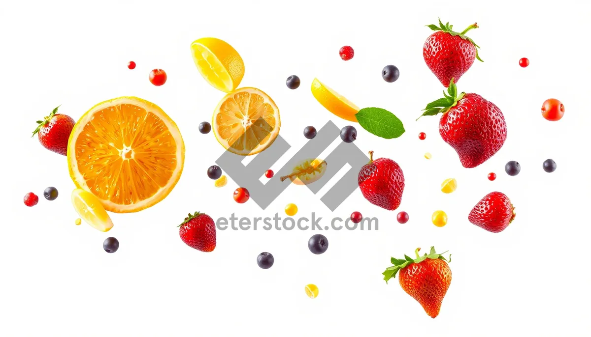 Picture of Graphic Fruit Pattern Design for Male Reproductive Organ Card