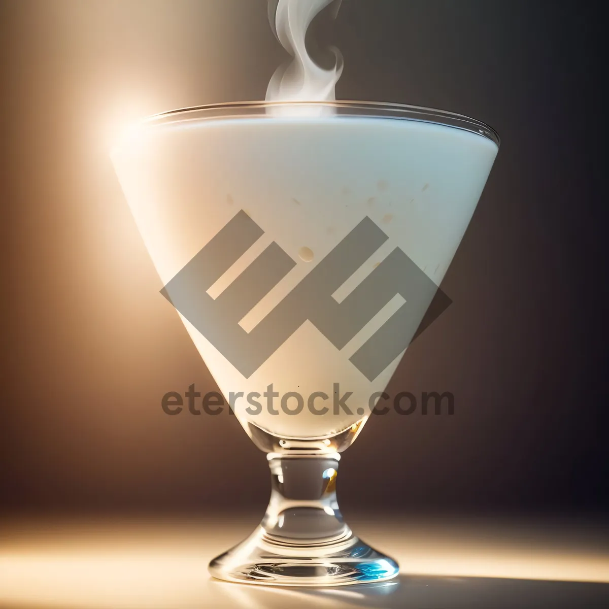 Picture of Crystal Clear Martini in Wineglass at Celebration