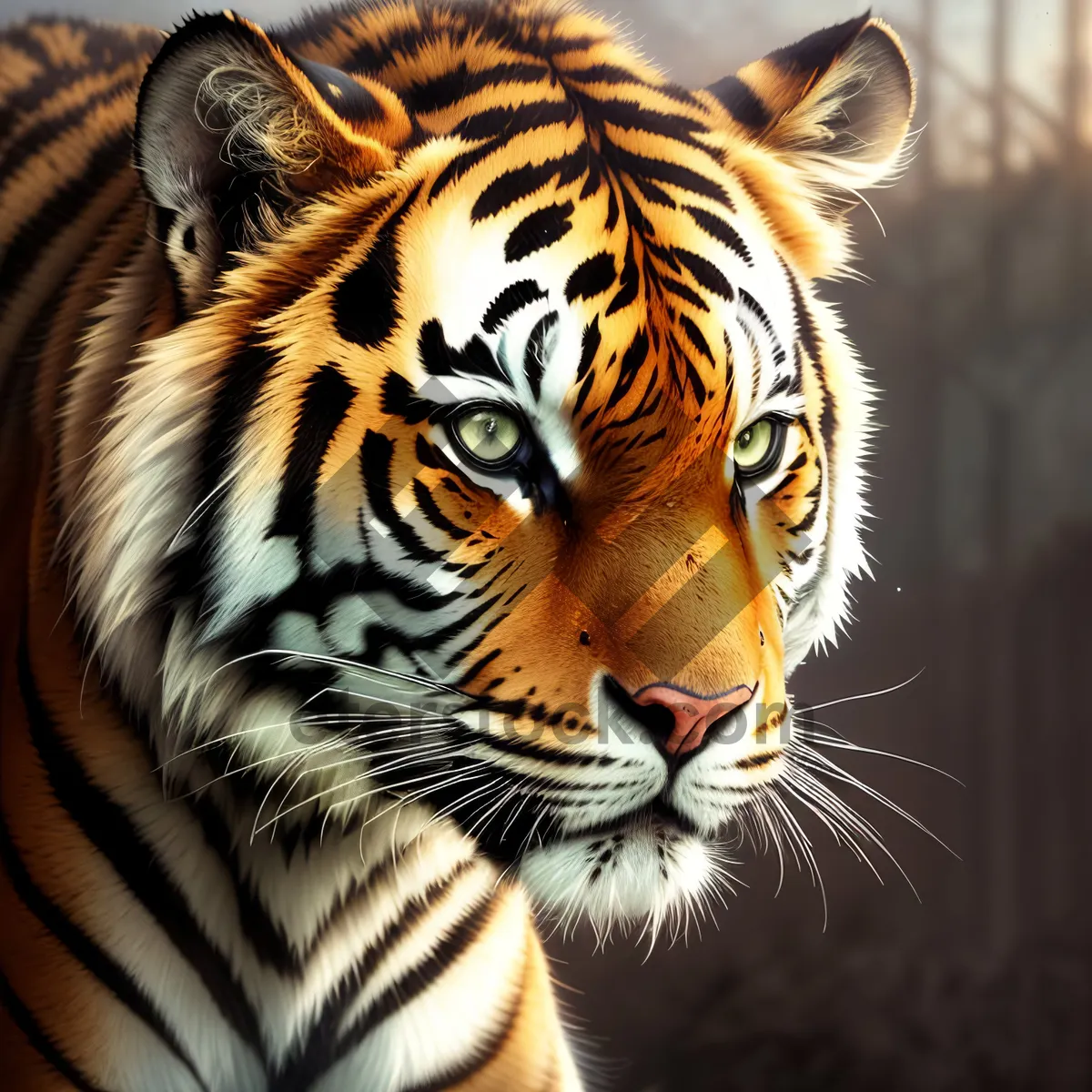 Picture of Wild Tiger: Majestic Big Cat in Stripes