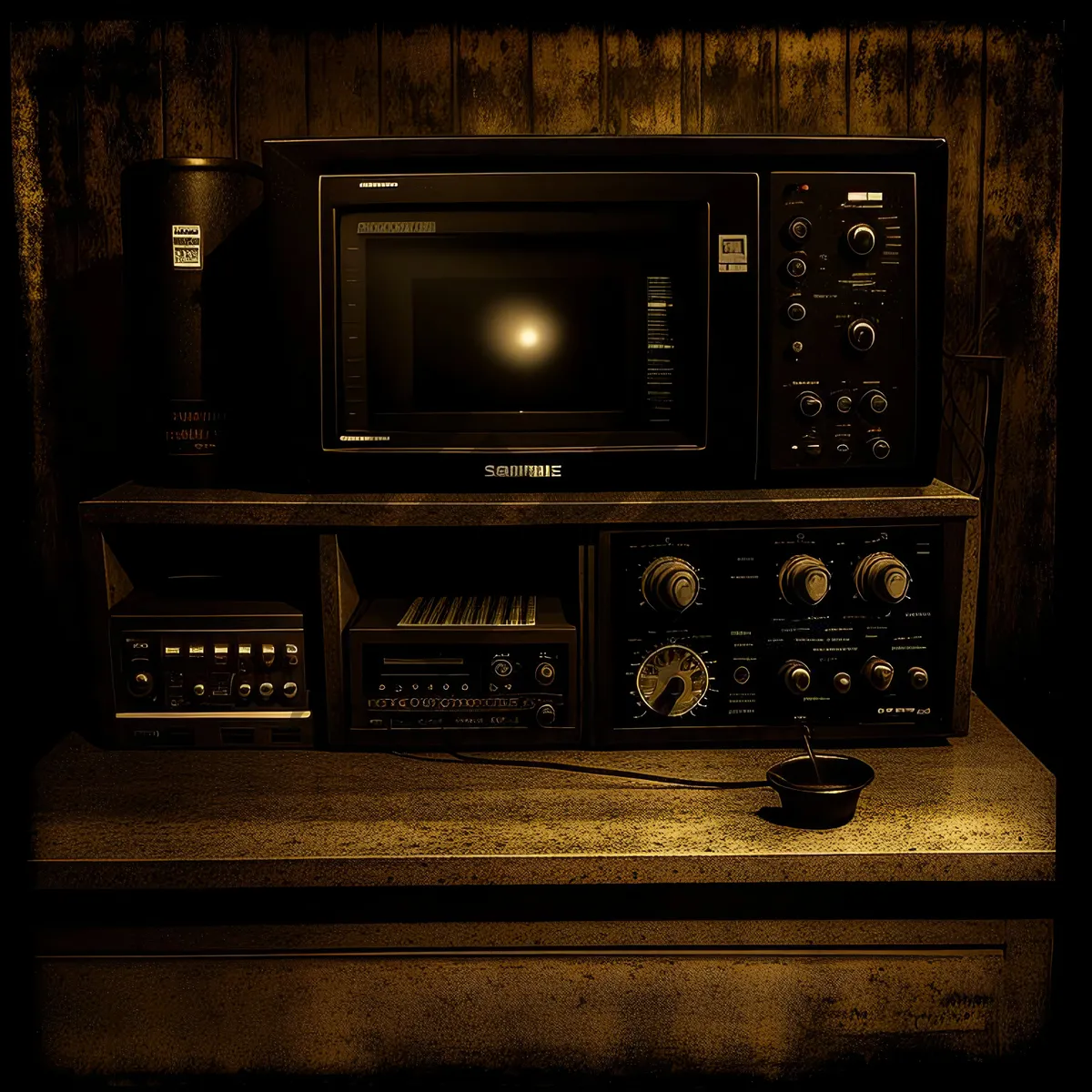 Picture of Vintage Radio Receiver: Nostalgic Sound Equipment for Retro Music Lovers