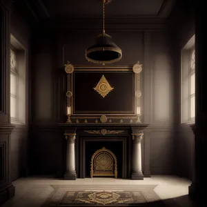 Grandeur in Wood: Luxurious Throne Room Interior