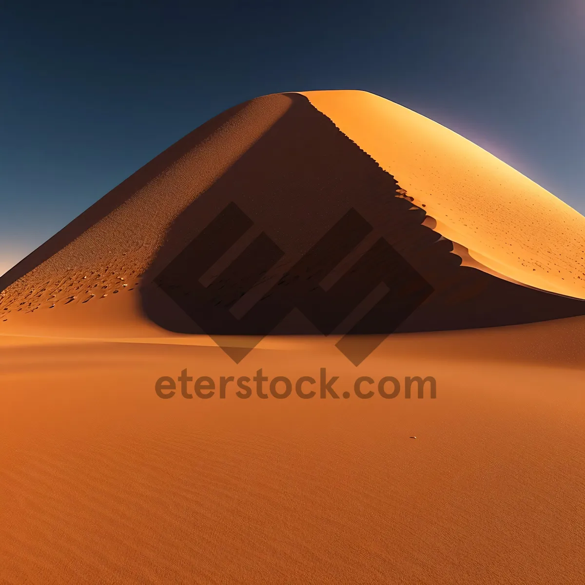 Picture of Vast Sunlit Sand Dunes: Adventure in the Desert