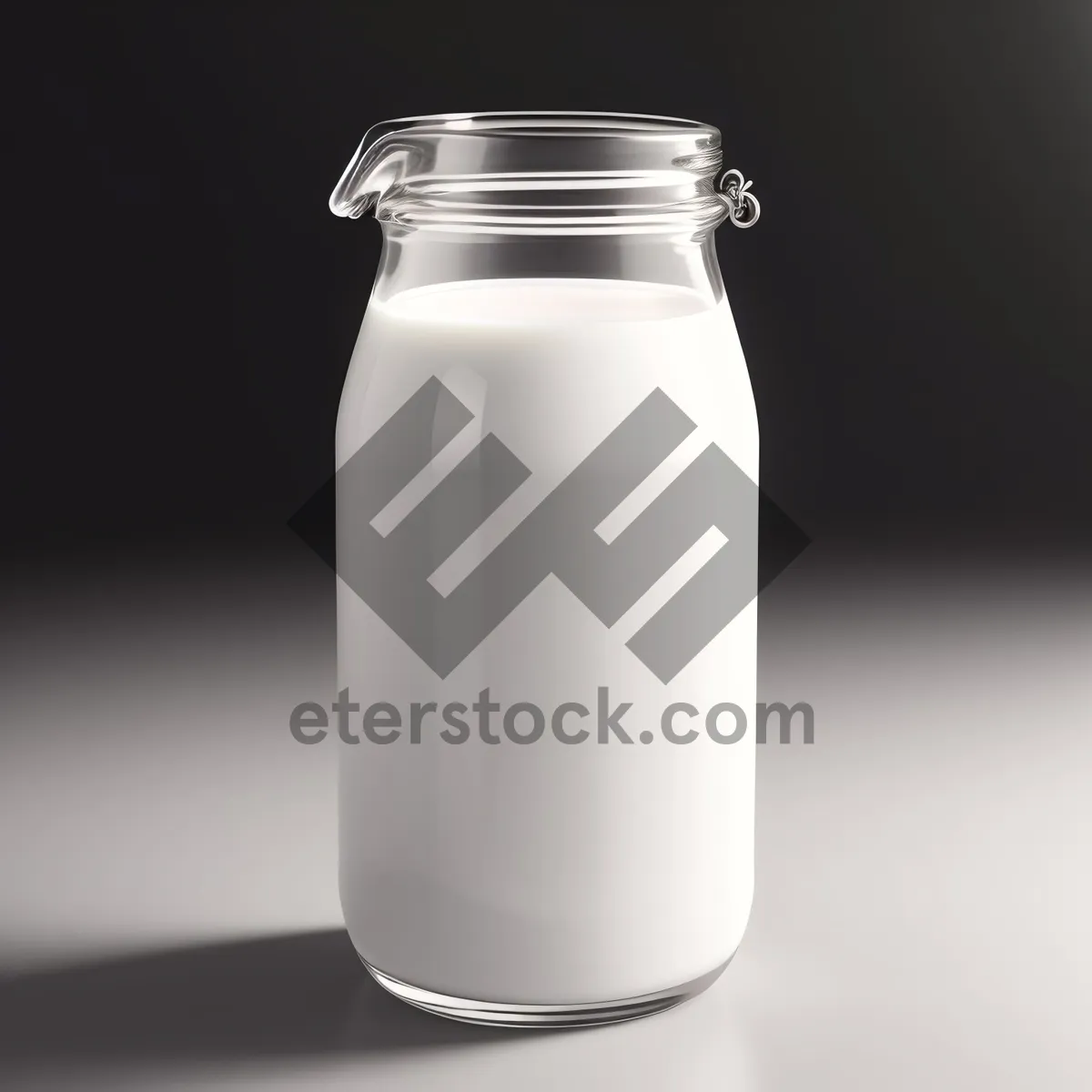 Picture of Healthy Dairy Milk Bottle Glass Liquid