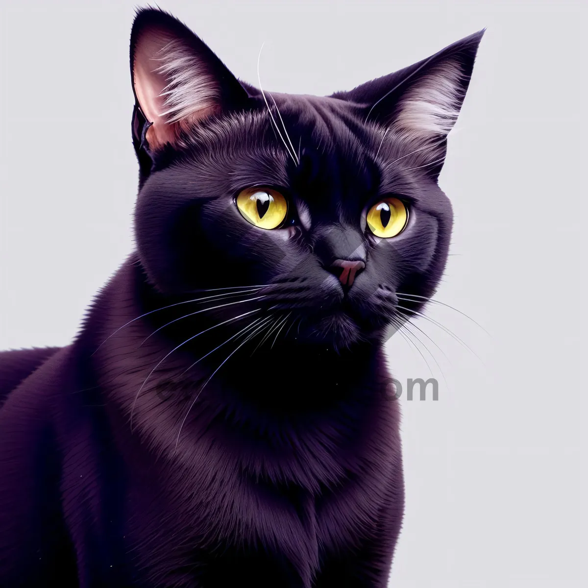 Picture of Charming Gray Tabby Kitty with Curious Eyes.