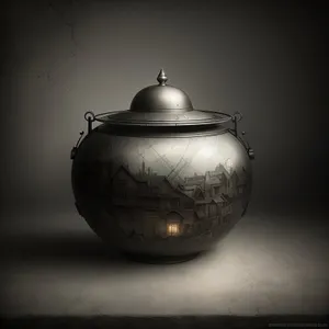 Traditional Chinese Teapot: Elegant Glass Herbal Tea Vessel