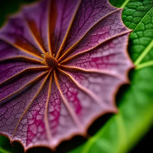 Vibrant Colorful Petunia Flower Closeup