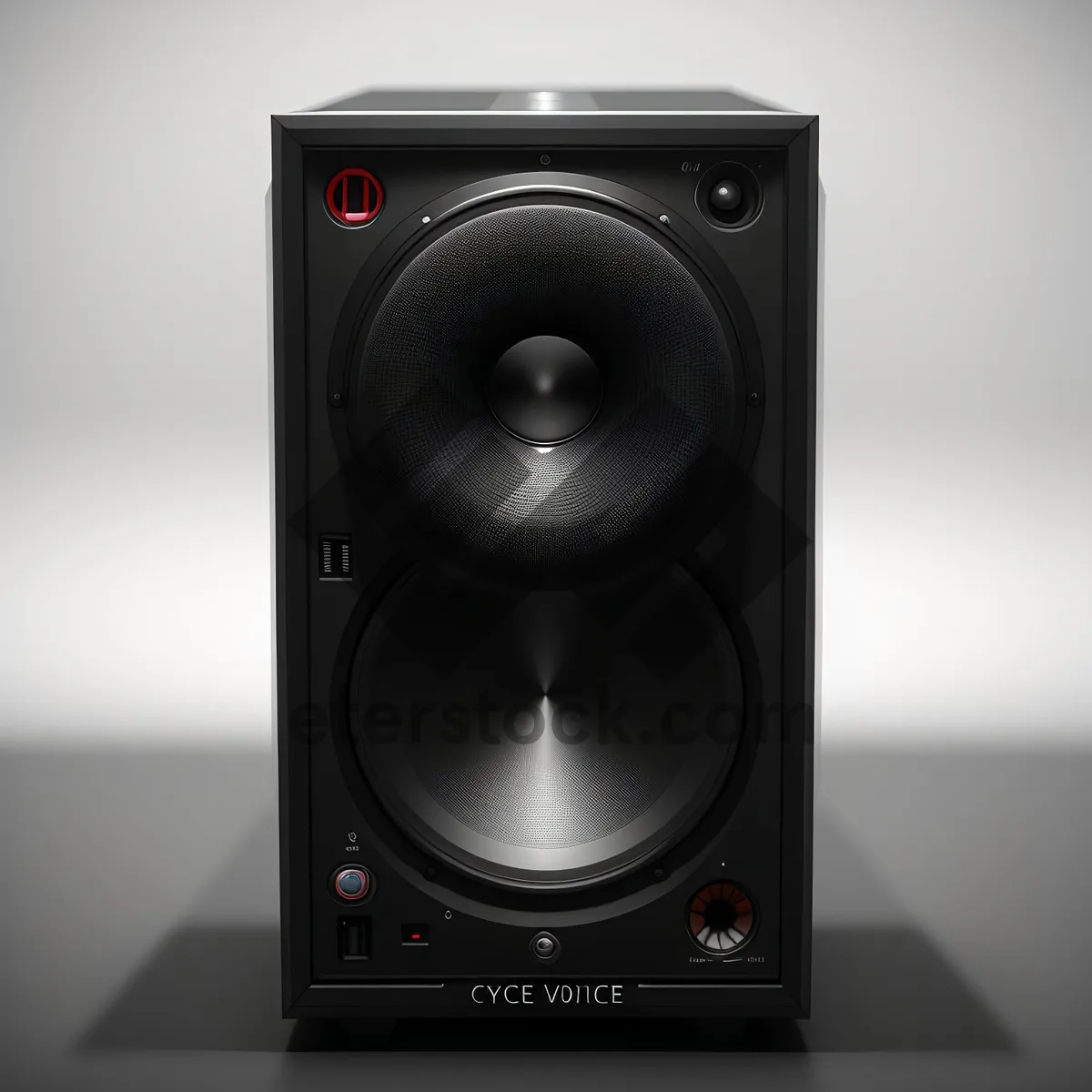 Picture of PowerTones: Modern Black Stereo Speaker System