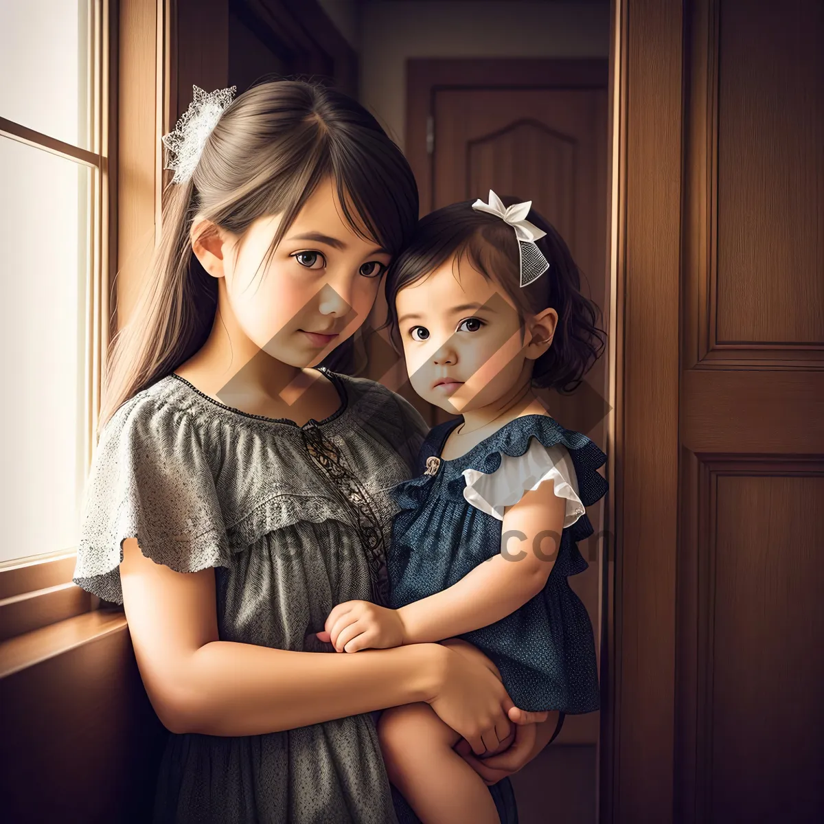 Picture of Blissful Family: A Mother's Love and Joy