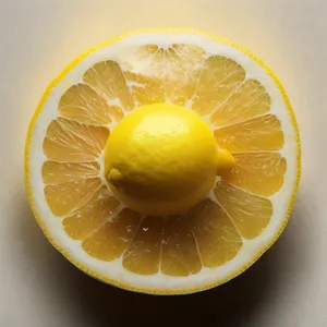Fresh citrus drink with orange and lime slice.