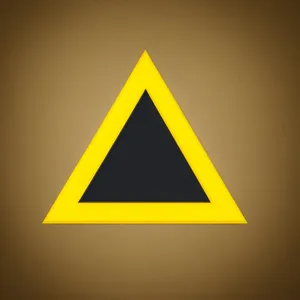 Attention: Danger - Yellow Warning Sign