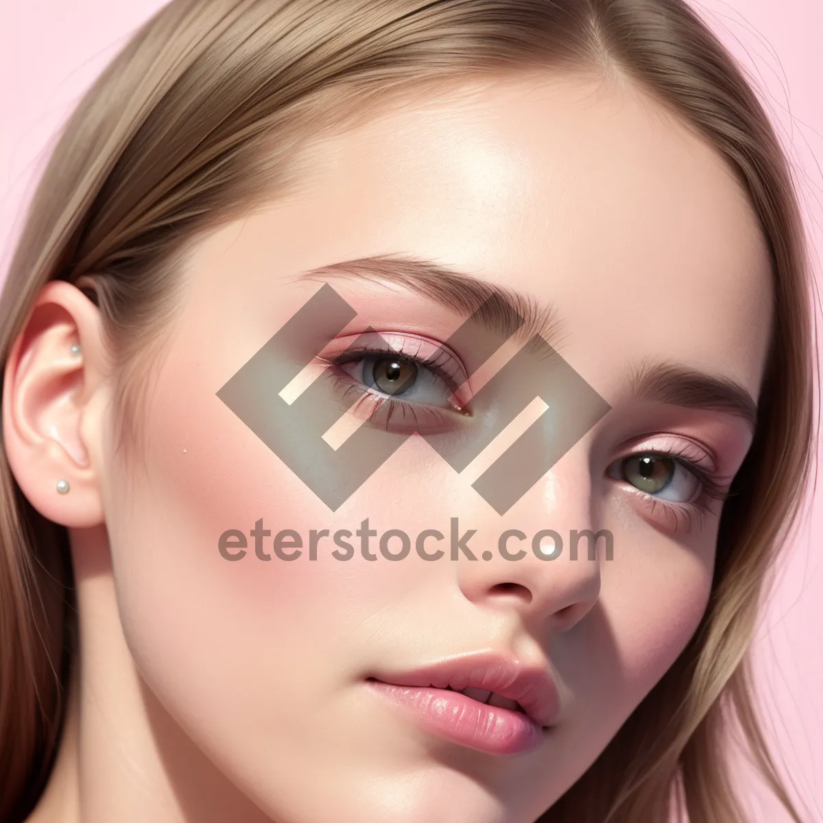 Picture of Radiant Beauty - Attractive Model with Captivating Eyes
