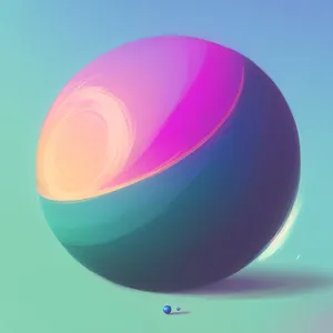 Vibrant Glowing Glass Sphere Icon Set