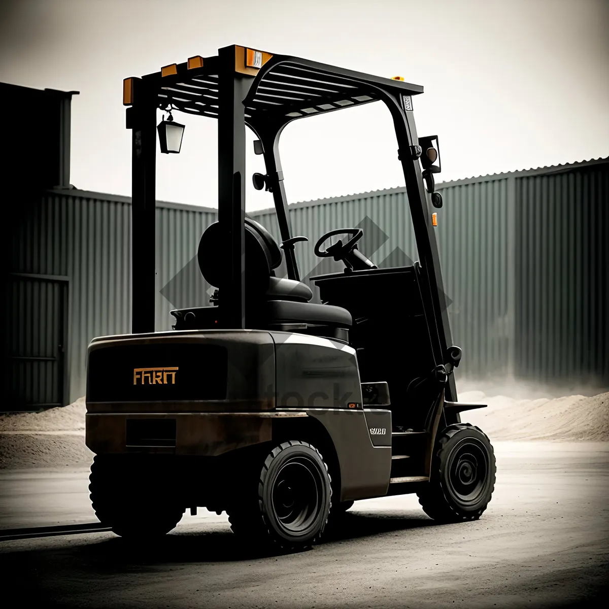 Picture of Heavy Duty Construction Forklift Truck