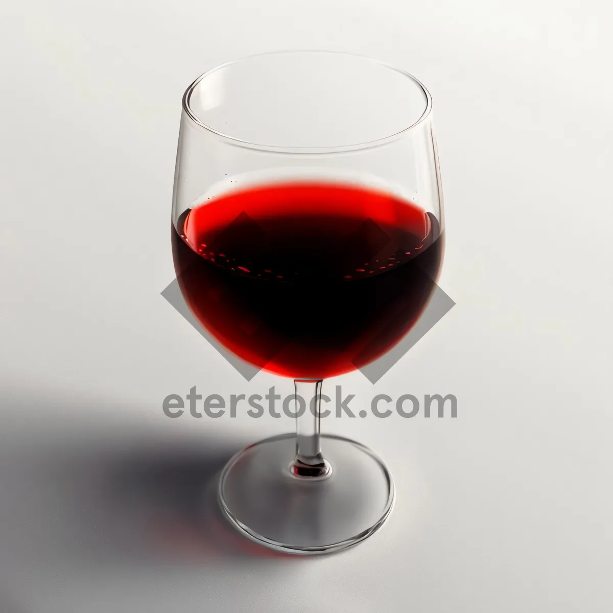 Picture of Party Celebration with Red Wine Glasses