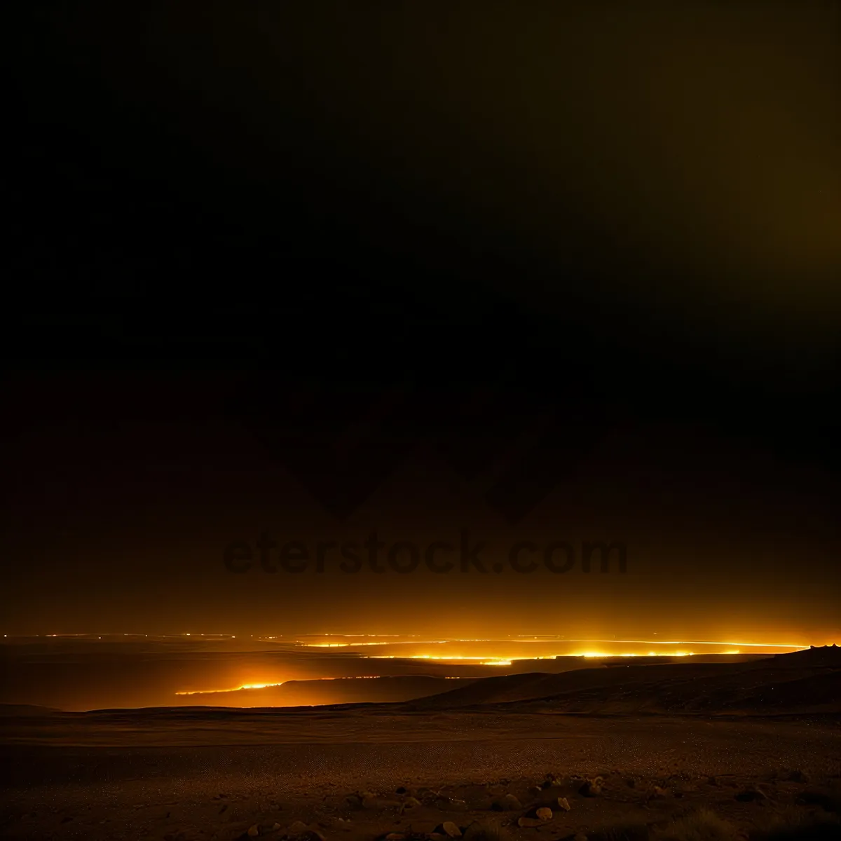 Picture of Golden Horizon: Tranquil Sunset Over Ocean Waves