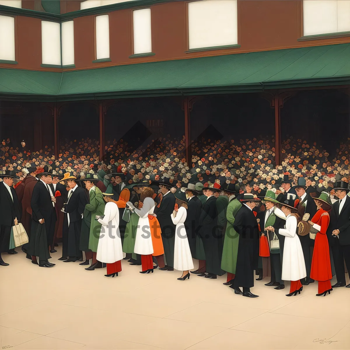 Picture of Professional Business Team in Graduation Caps and Gowns