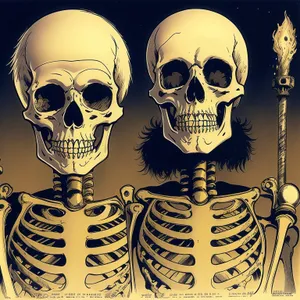 Spooky Skull: Hauntingly Scary Pirate Skeleton