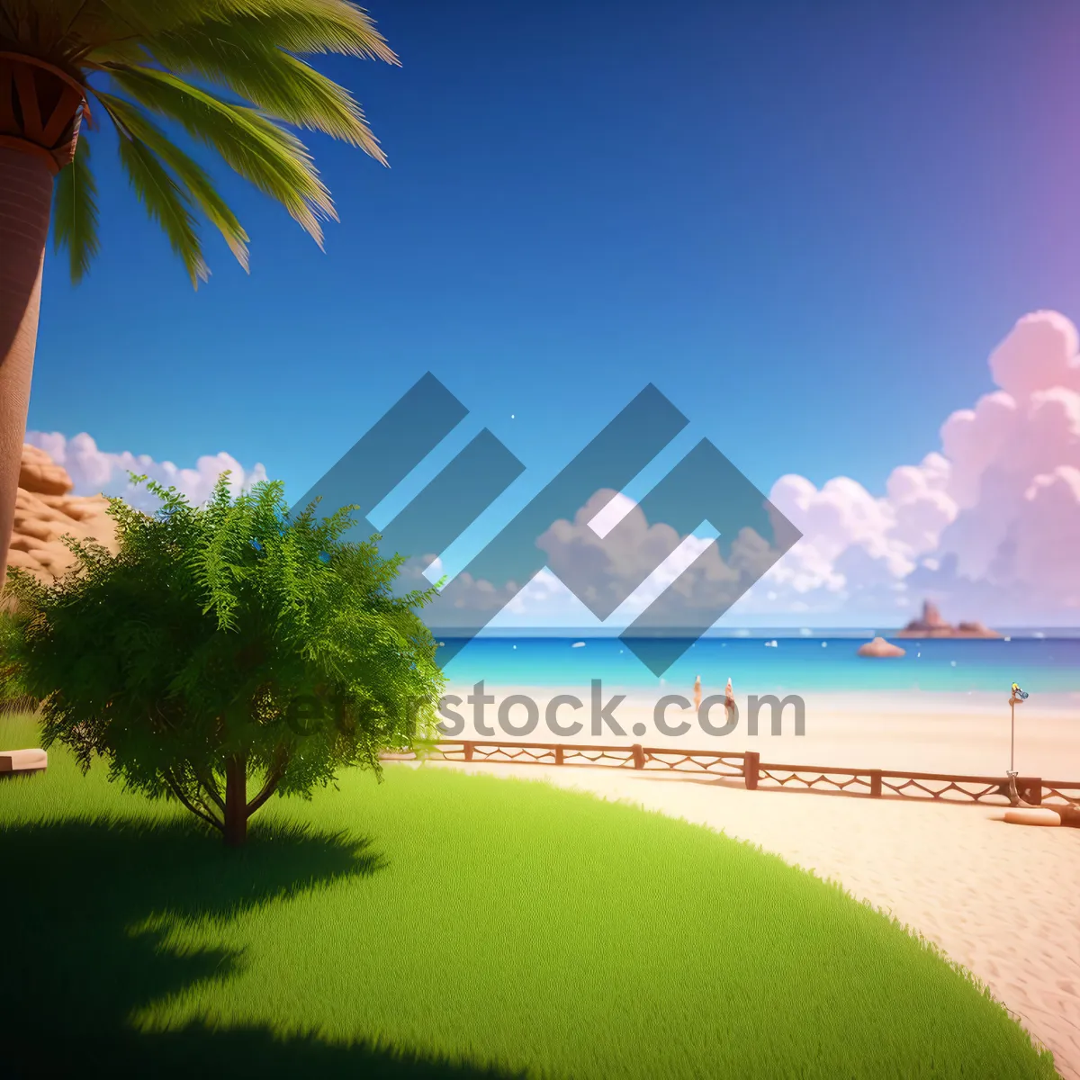 Picture of Serene Tropical Beach Resort