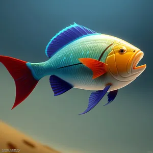Golden Fish Bowl in the Tropical Ocean