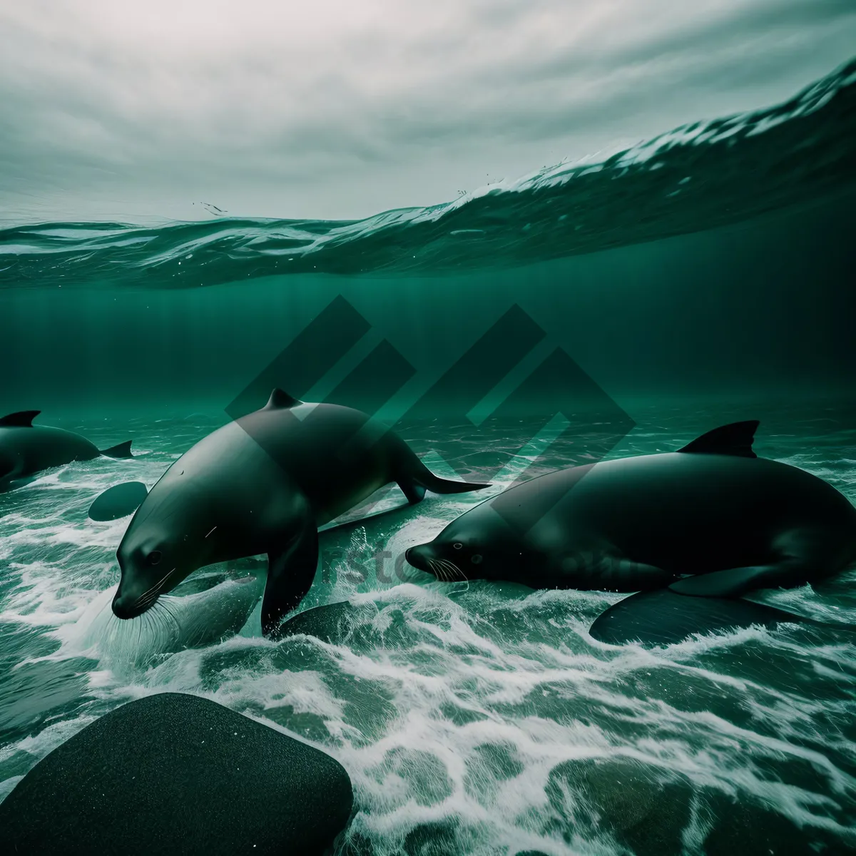 Picture of Marine Life Underwater Safari: Dolphin, Sea Lion, Whale