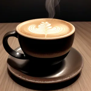 Mouthwatering Chocolate Cappuccino in a Delightful Cup