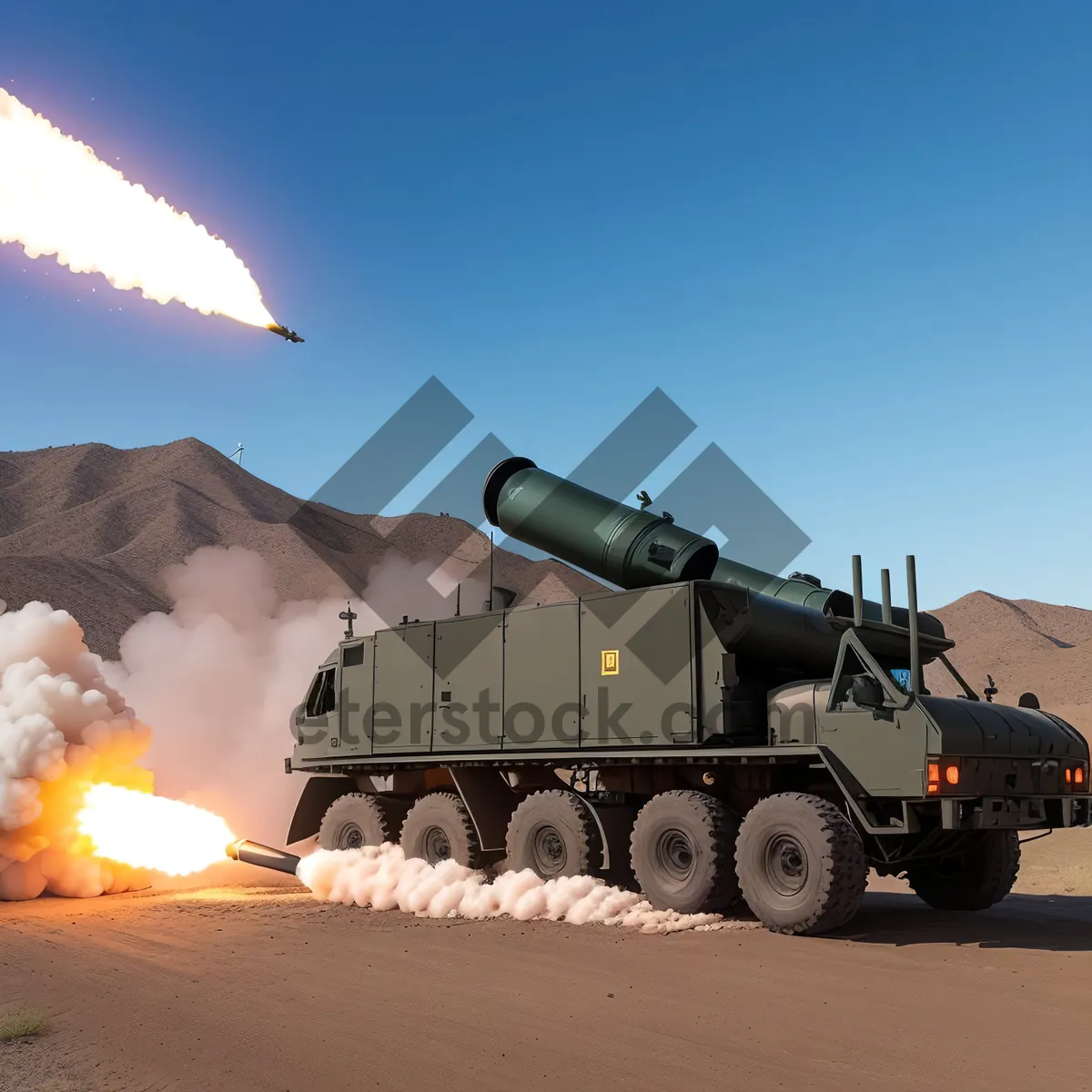 Picture of Advanced Military Rocket Launcher - Powerful Conveyance